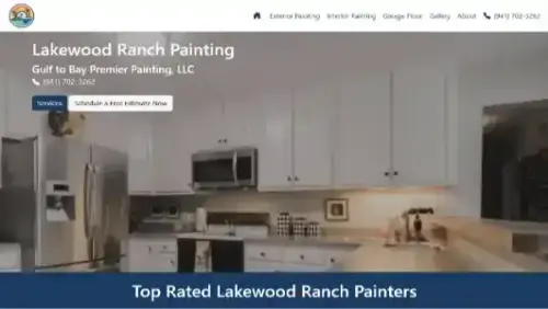 Lakewood Ranch Painting website design - custom local SEO and page 1 results